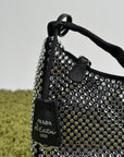 Borsa Prada Re Edition Nera con Cristalli