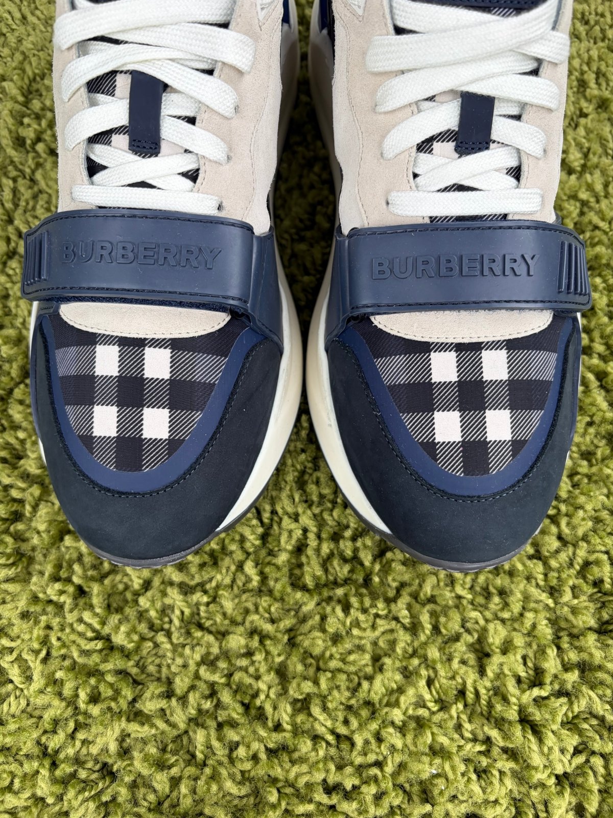 Burberry Ramsey Low-Top Sneaker Blu Multicolor 43 - Second Hand Di Fiore