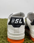 Louis Vuitton trainer Size 8=42 calza 43 bianche nere e arancioni