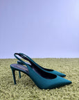 Tacchi Saint Laurent Size 39  verdi smeraldo