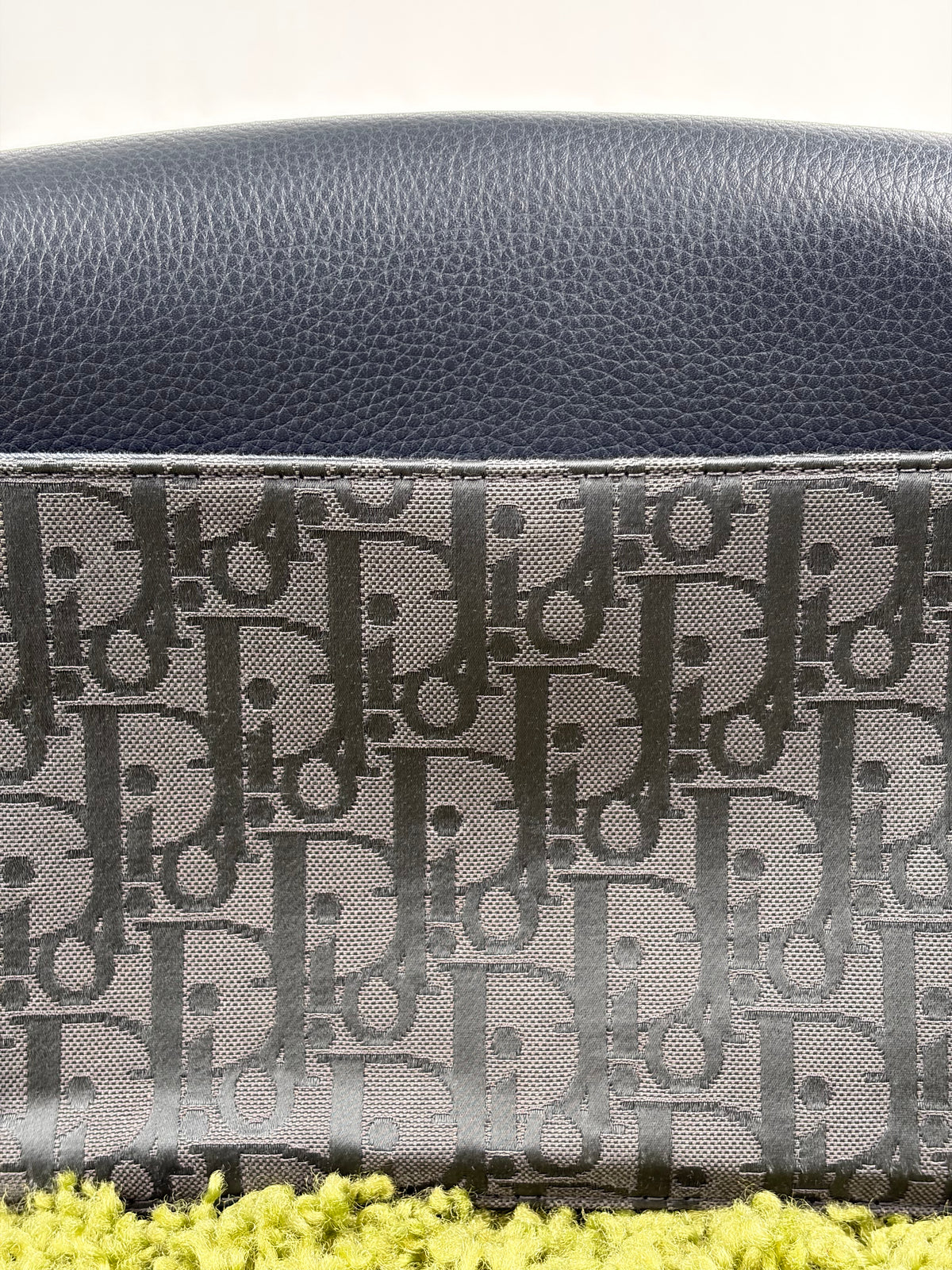 Borsa Christian Dior Saddle con pattina Grigia