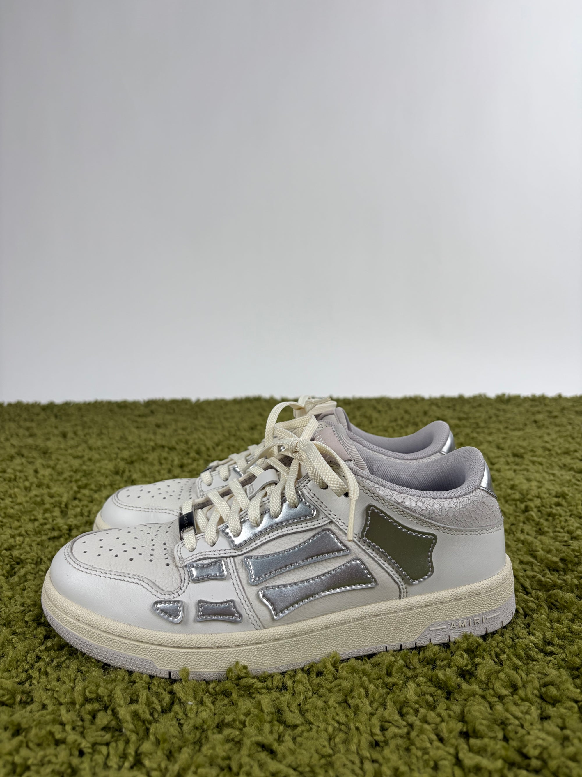 Amiri skeleton Size 38 bianche e argento