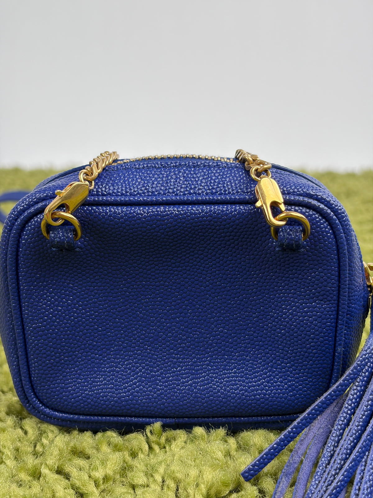 Borsa a spalla Saint Laurent Baby LoubBlu