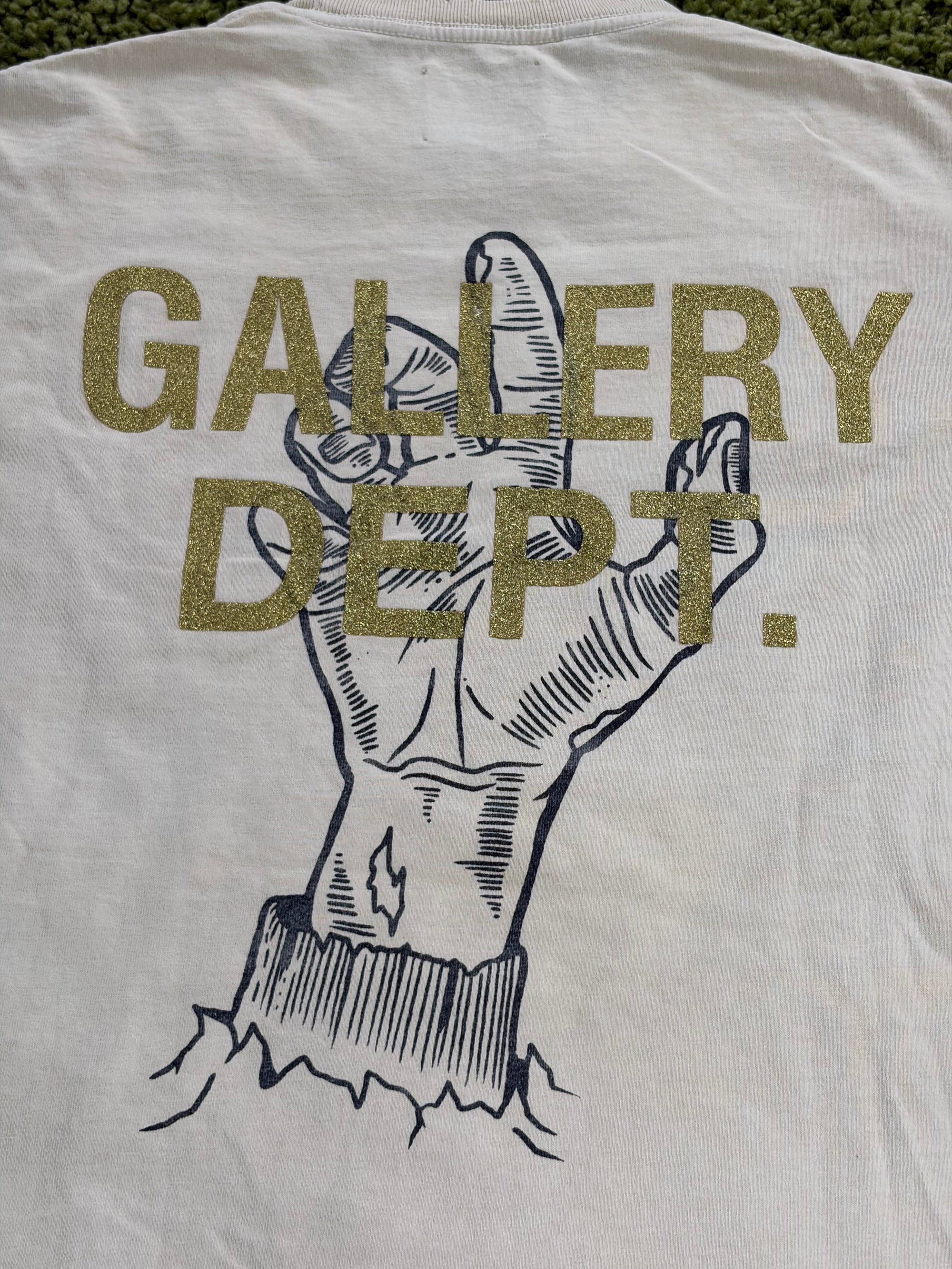 T shirt Gallery dept Size S panna e nera