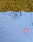 T-Shirt Chrome Miami Exclusive Horseshoe Hearts Azzurro L