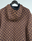 Felpa Louis Vuitton reversibile Size L marrone e nera