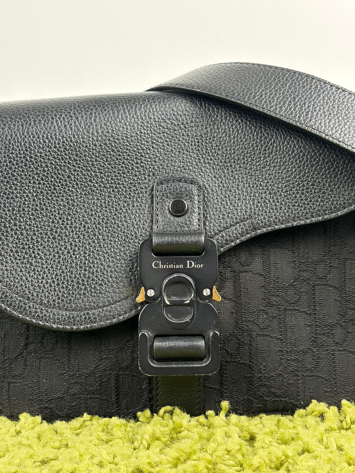 Borsa a tracolla mini saddle Christian Dior Nera