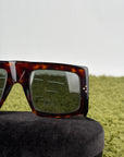 Occhiali da sole Celine in acetato Marrone