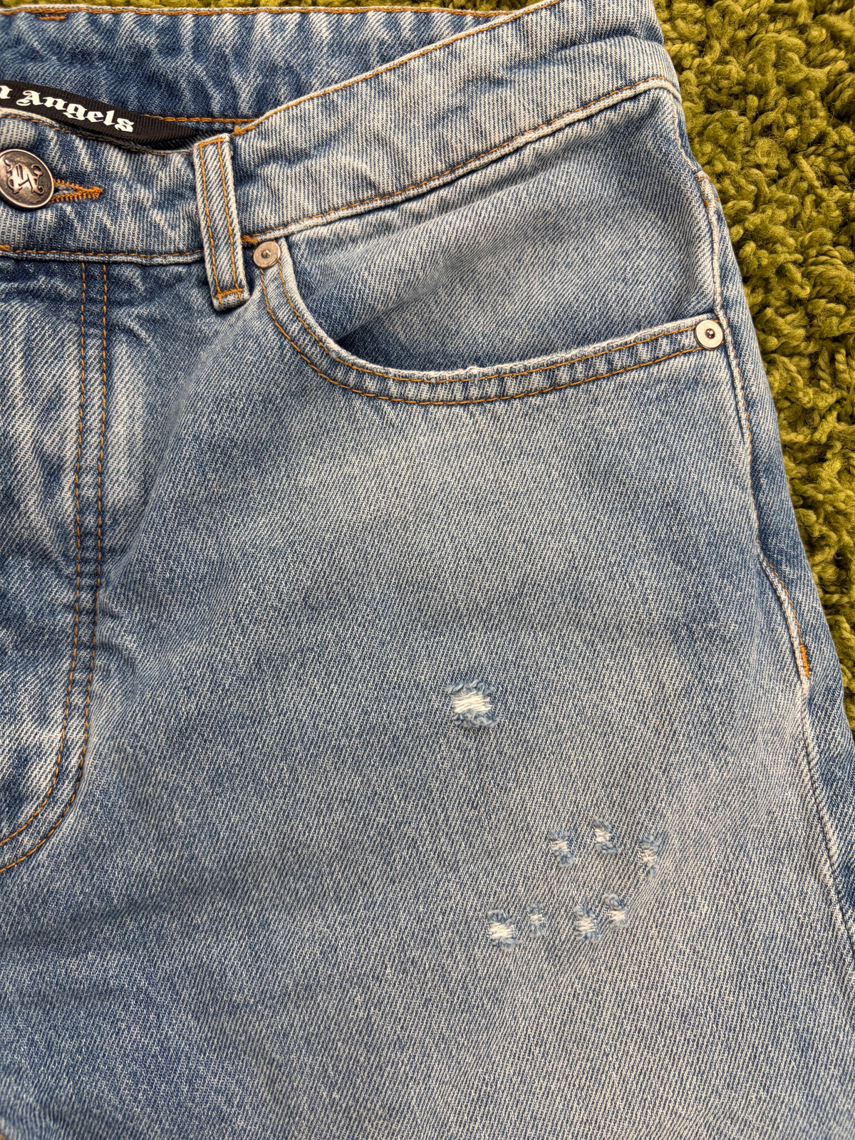 Jeans distressed Palm Angels in Denim 32
