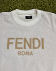 T shirt Fendi Size M panna e beige