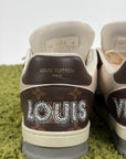 Louis vuitton trainer 6=40 calza 41 marrone bianco e panna