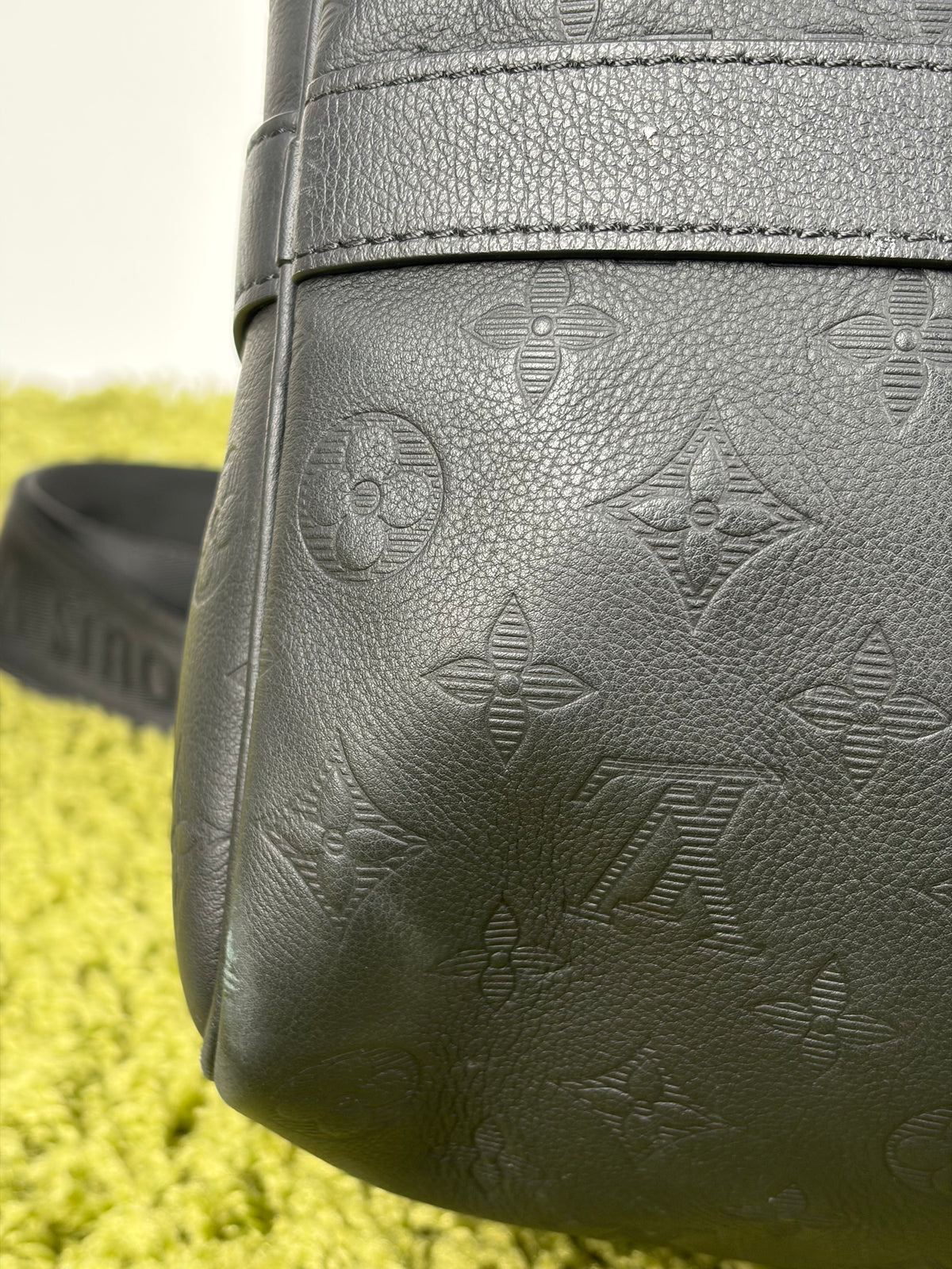 Borsone keepall Louis Vuitton Bandoulière 50 Nera