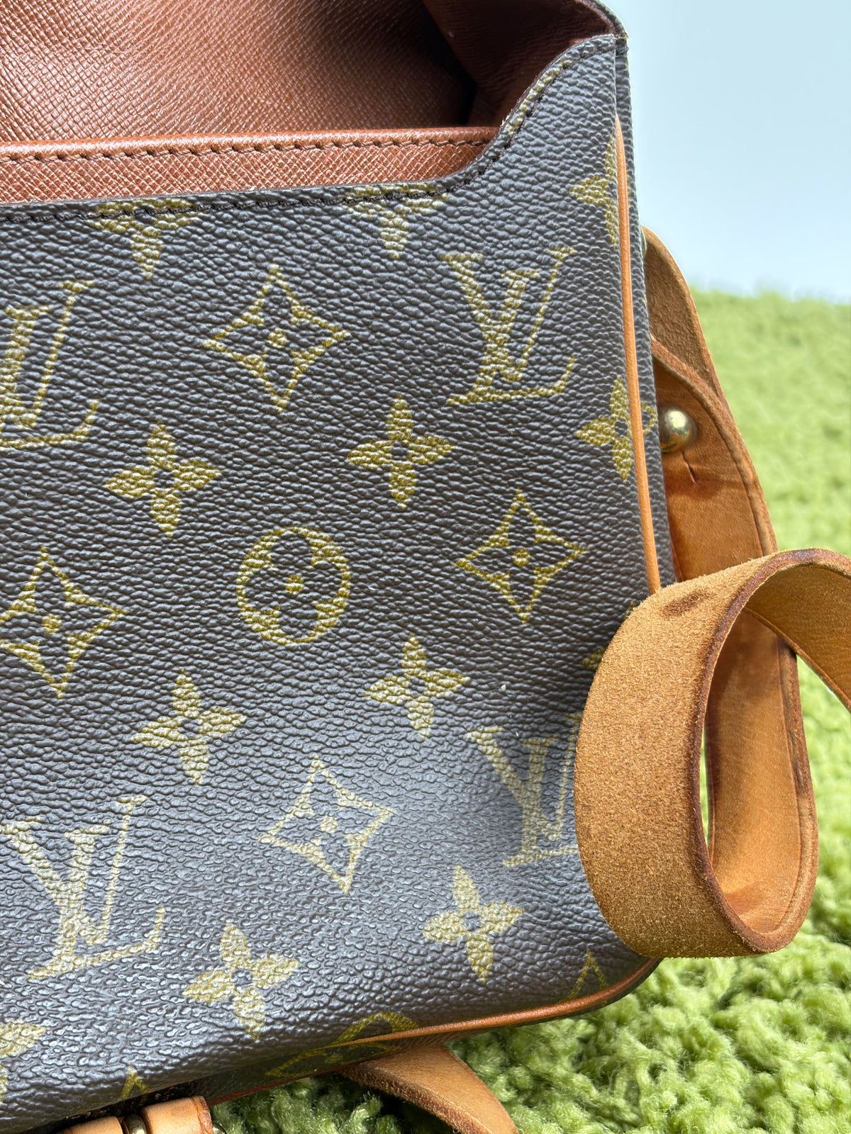 Borsa a tracolla Louis Vuitton Cartouchière Marrone