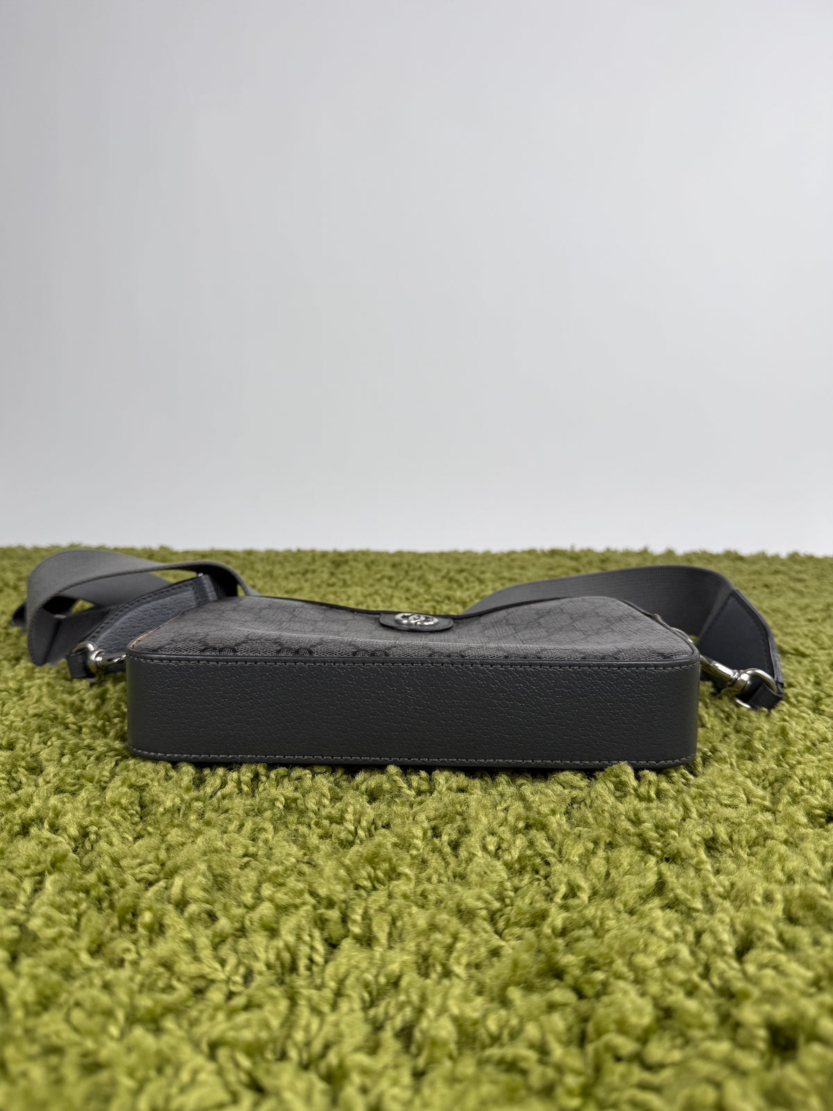 Borsa a tracolla Ophidia Gucci Monogram Verde