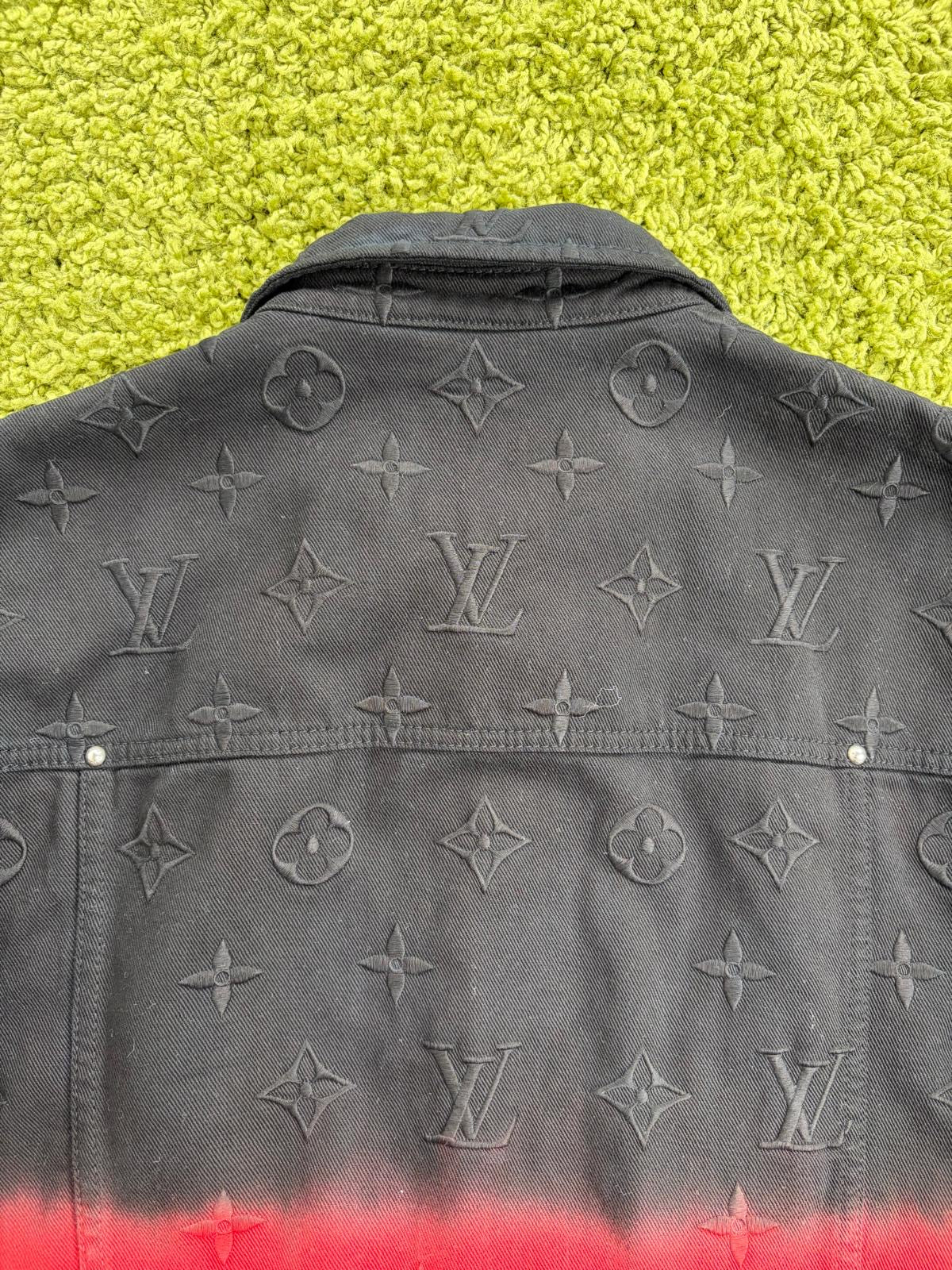 Completo Louis Vuitton Rosso Nero Giacca 50 Jeans 33