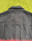 Completo Louis Vuitton Rosso Nero Giacca 50 Jeans 33