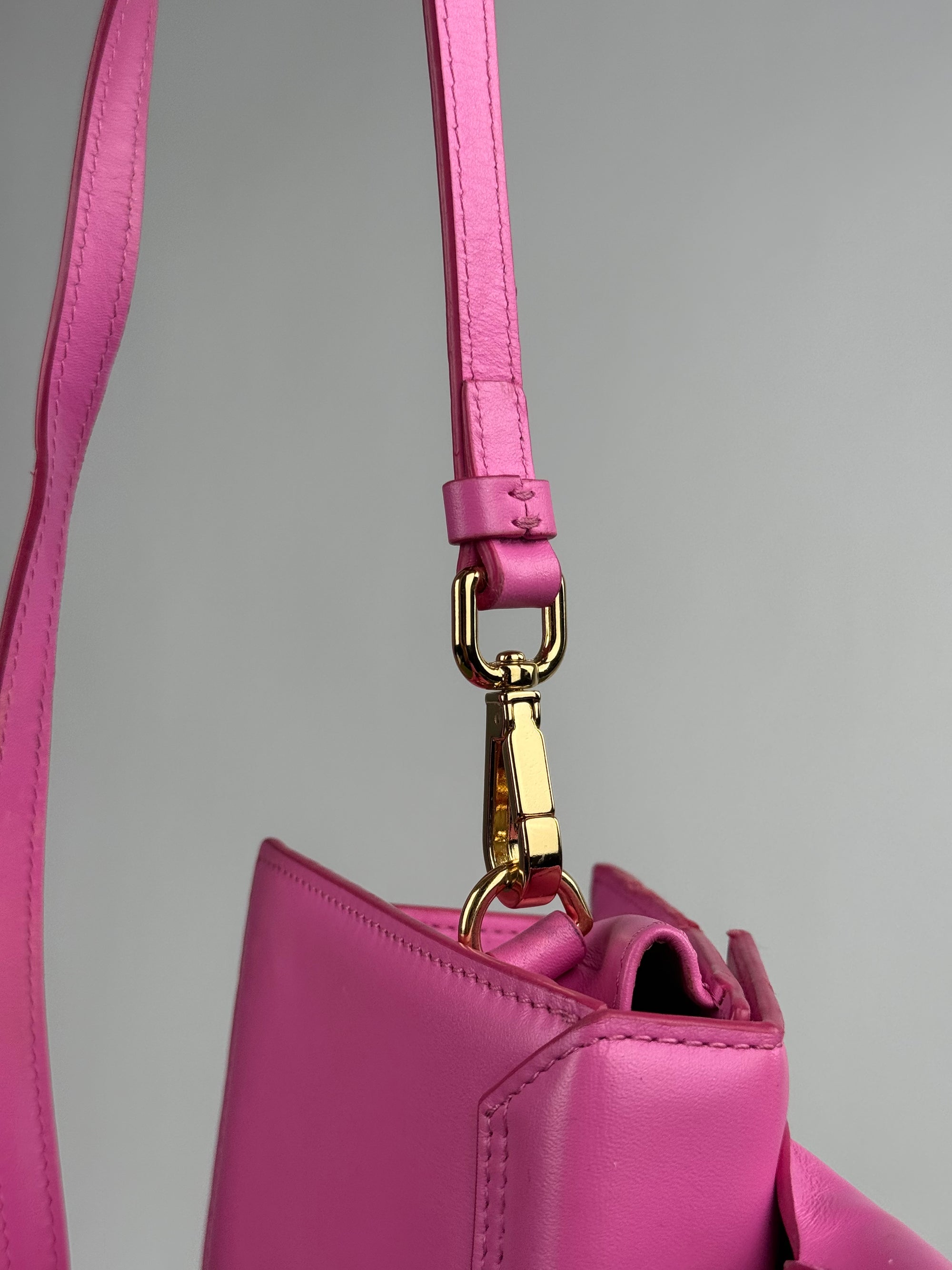 Borsa Jacquemus Le Chiquito Noeud Rosa