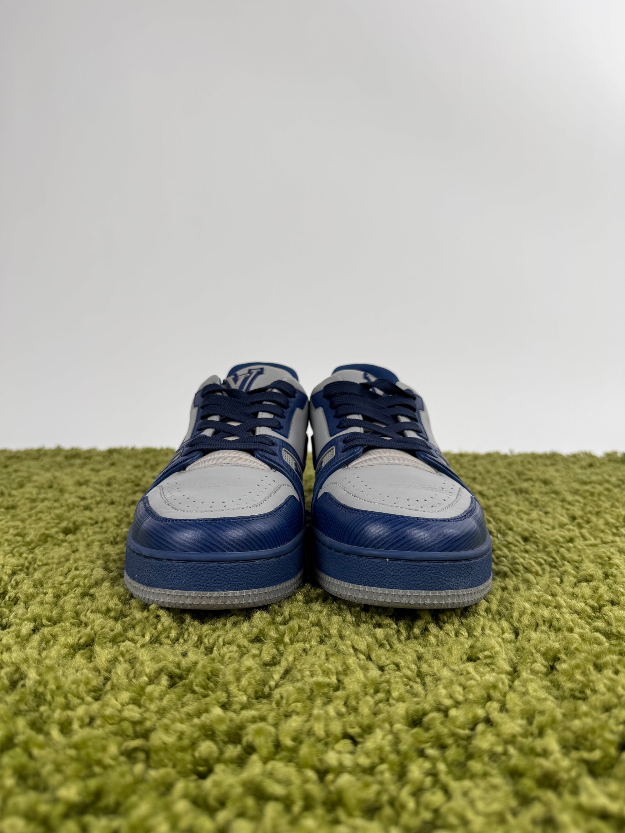 Louis Vuitton Trainer Blu Grigio 6