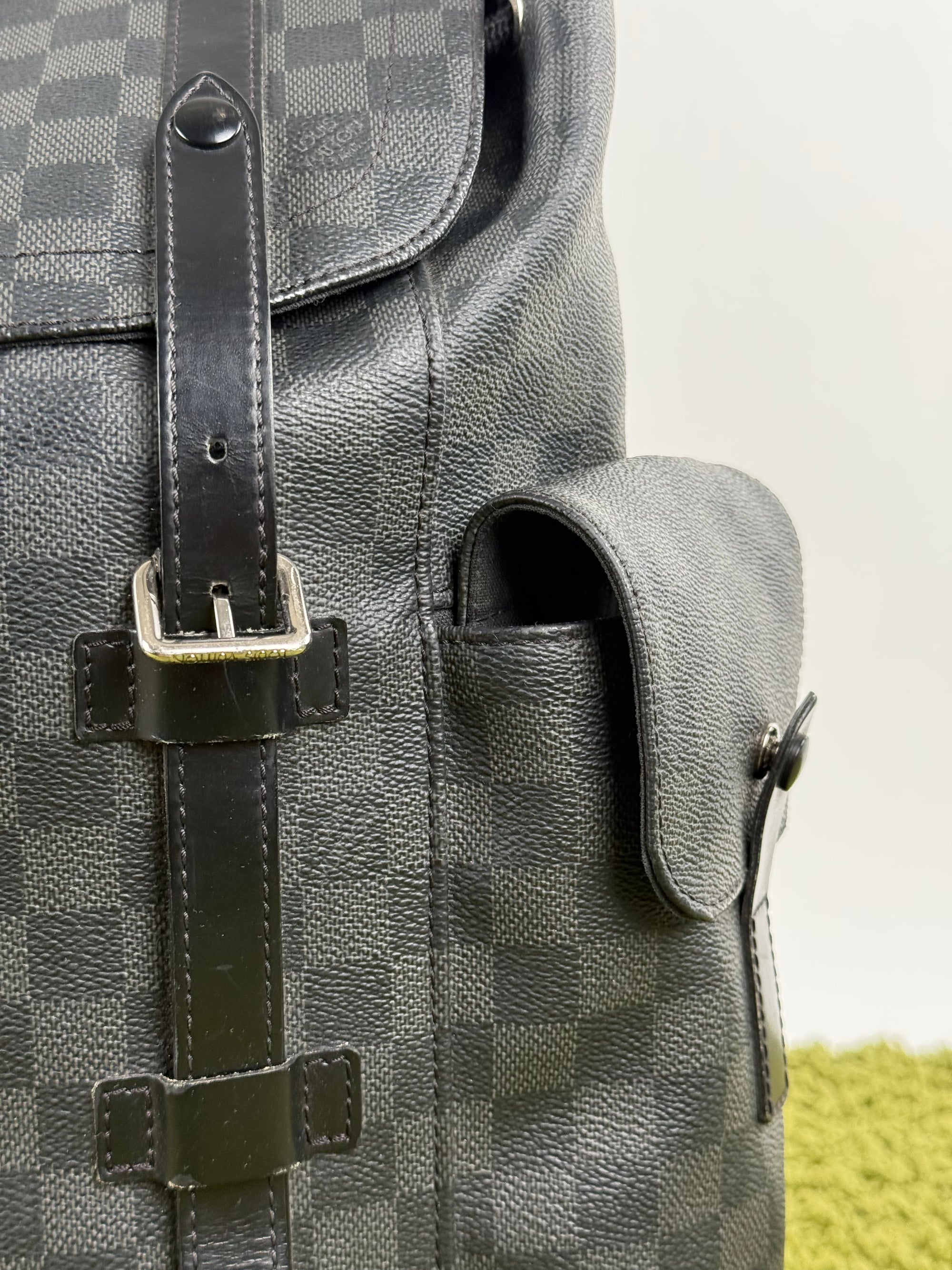 Zaino Christopher Louis Vuitton Nero