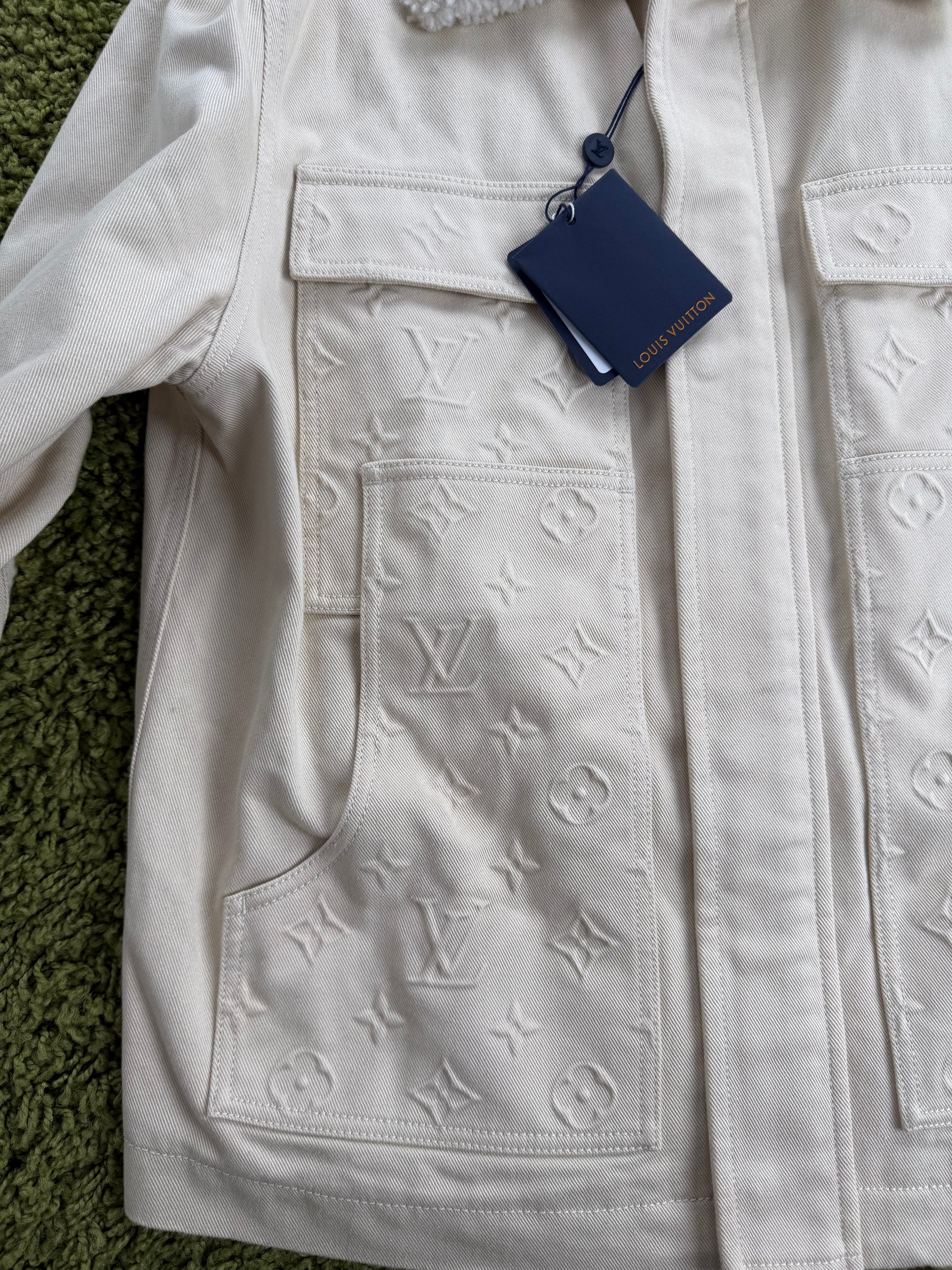 Giacca Monogram Workwear Louis Vuitton Beige 50