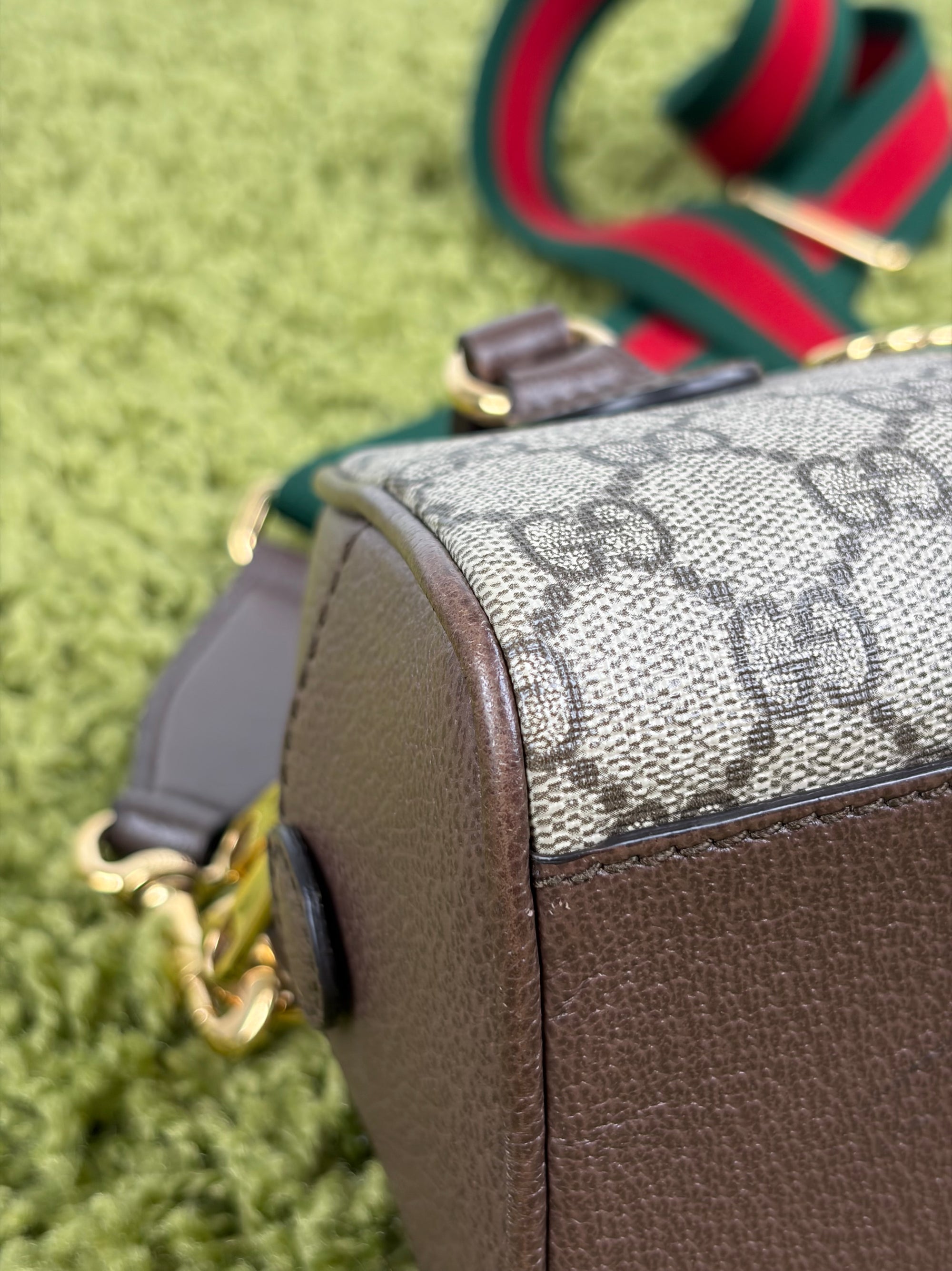 Borsa Gucci marrone beige e marrone
