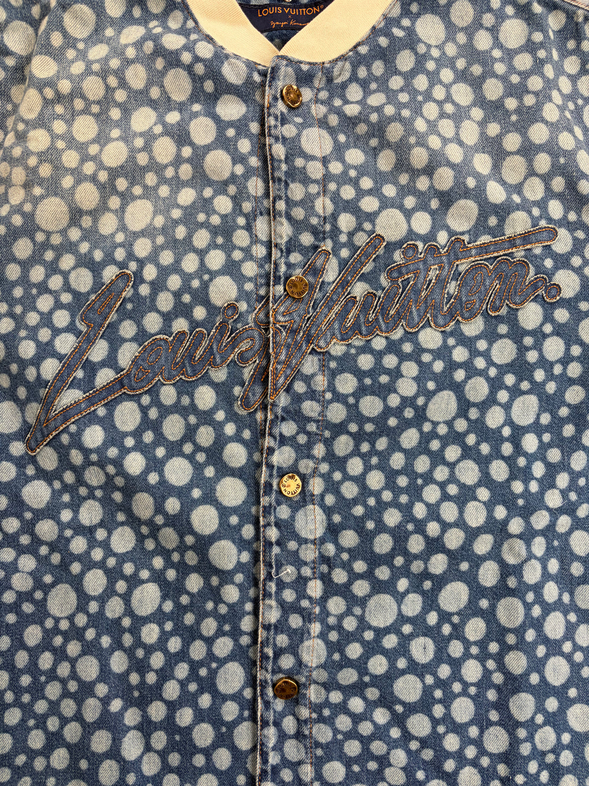 Camicia Louis Vuitton X Yayoi Kusama in Denim S
