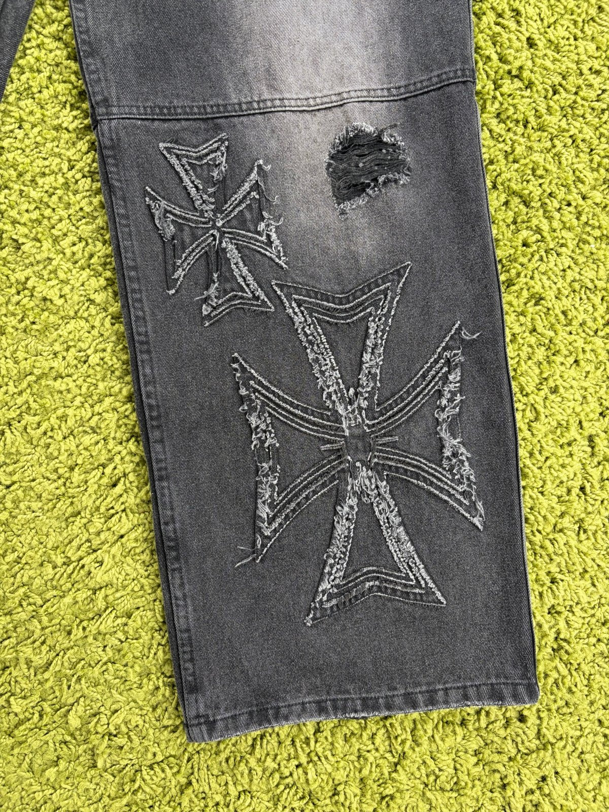 Jeans Valley Dreams Motocroxxx Nero 34 - Second Hand Di Fiore