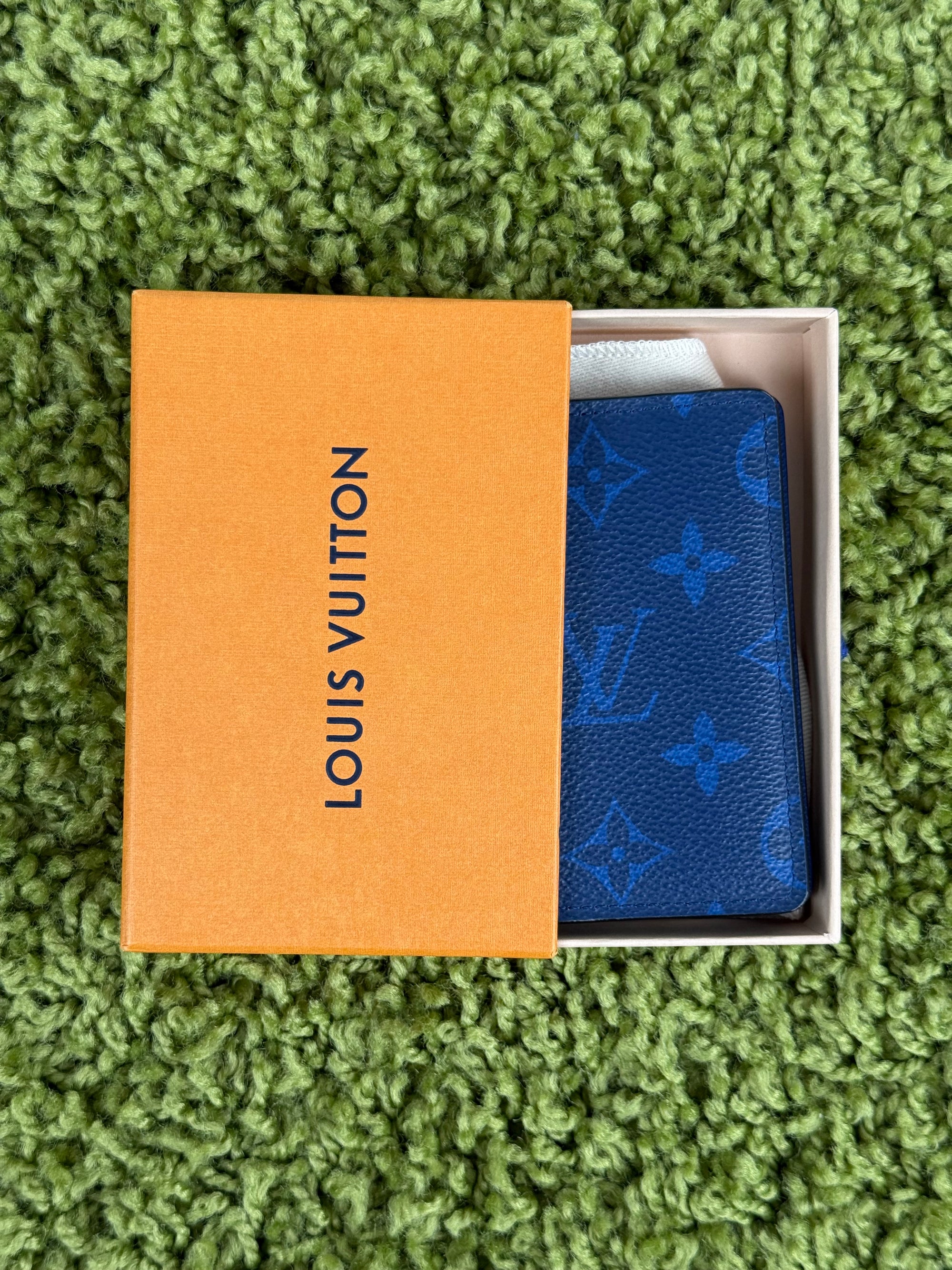 Portacarte Louis Vuitton in pelle Blu