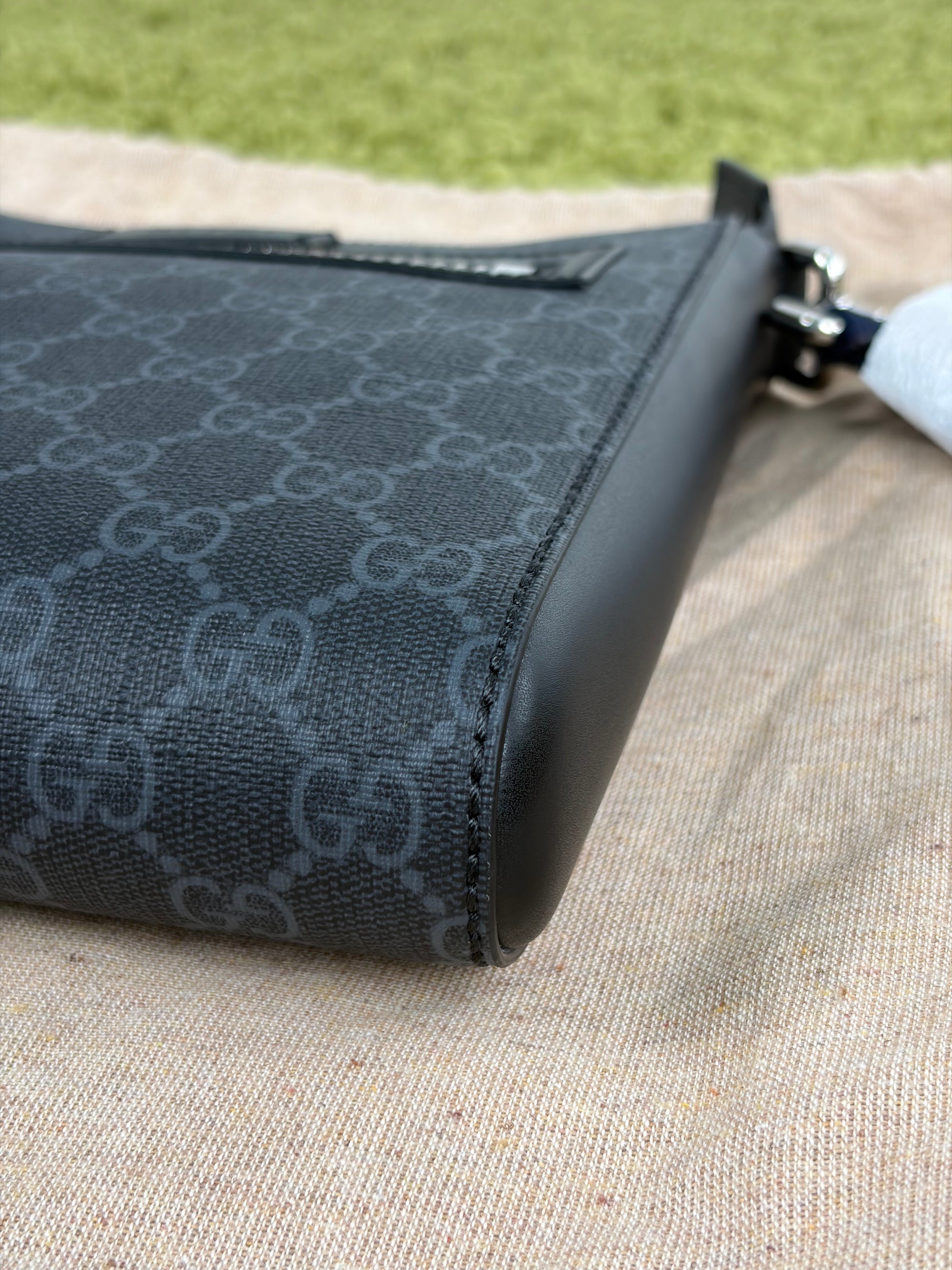 Borsello Gucci nero blu e rosso