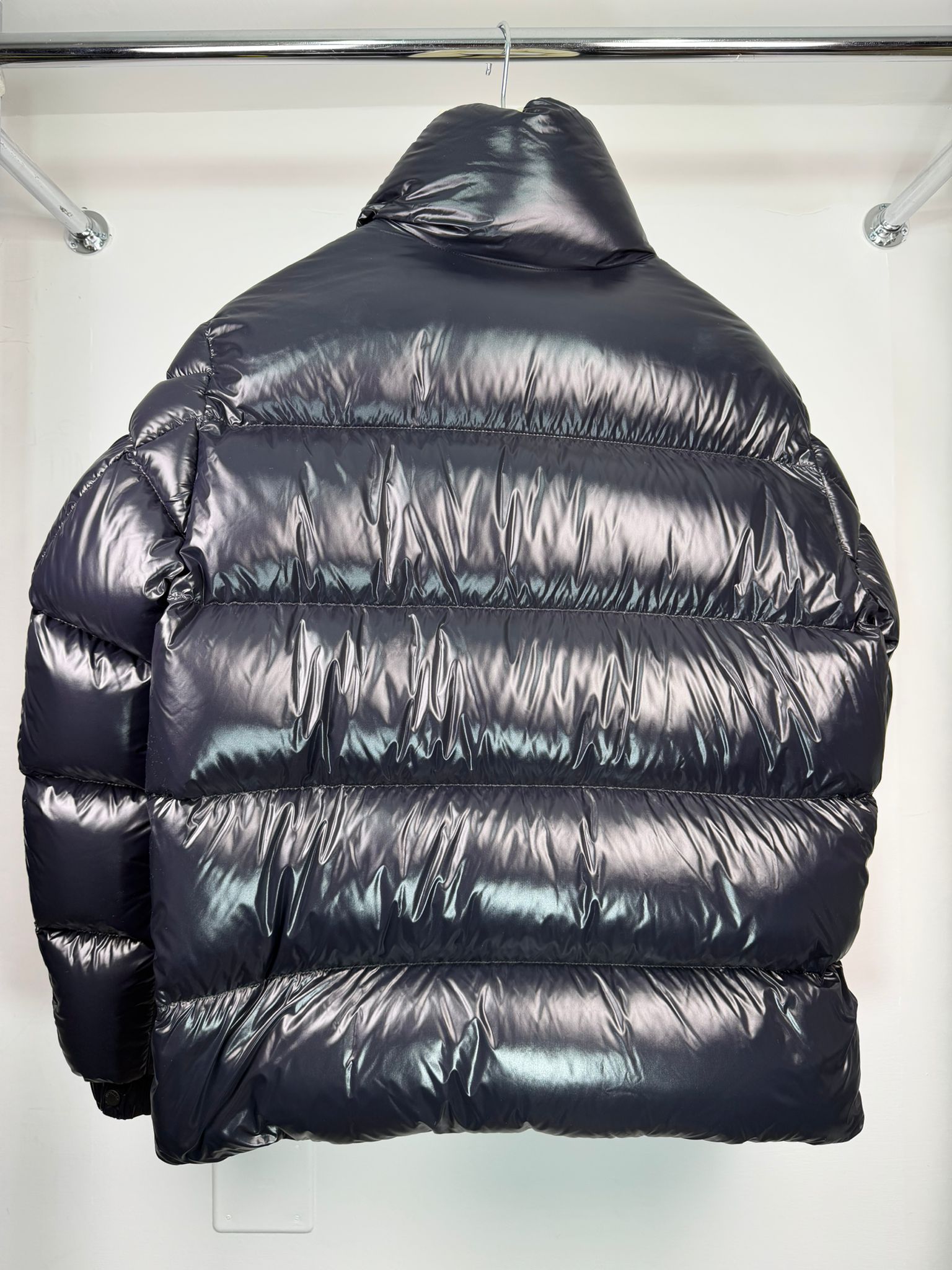 Moncler Size 2=S veste M blu navy