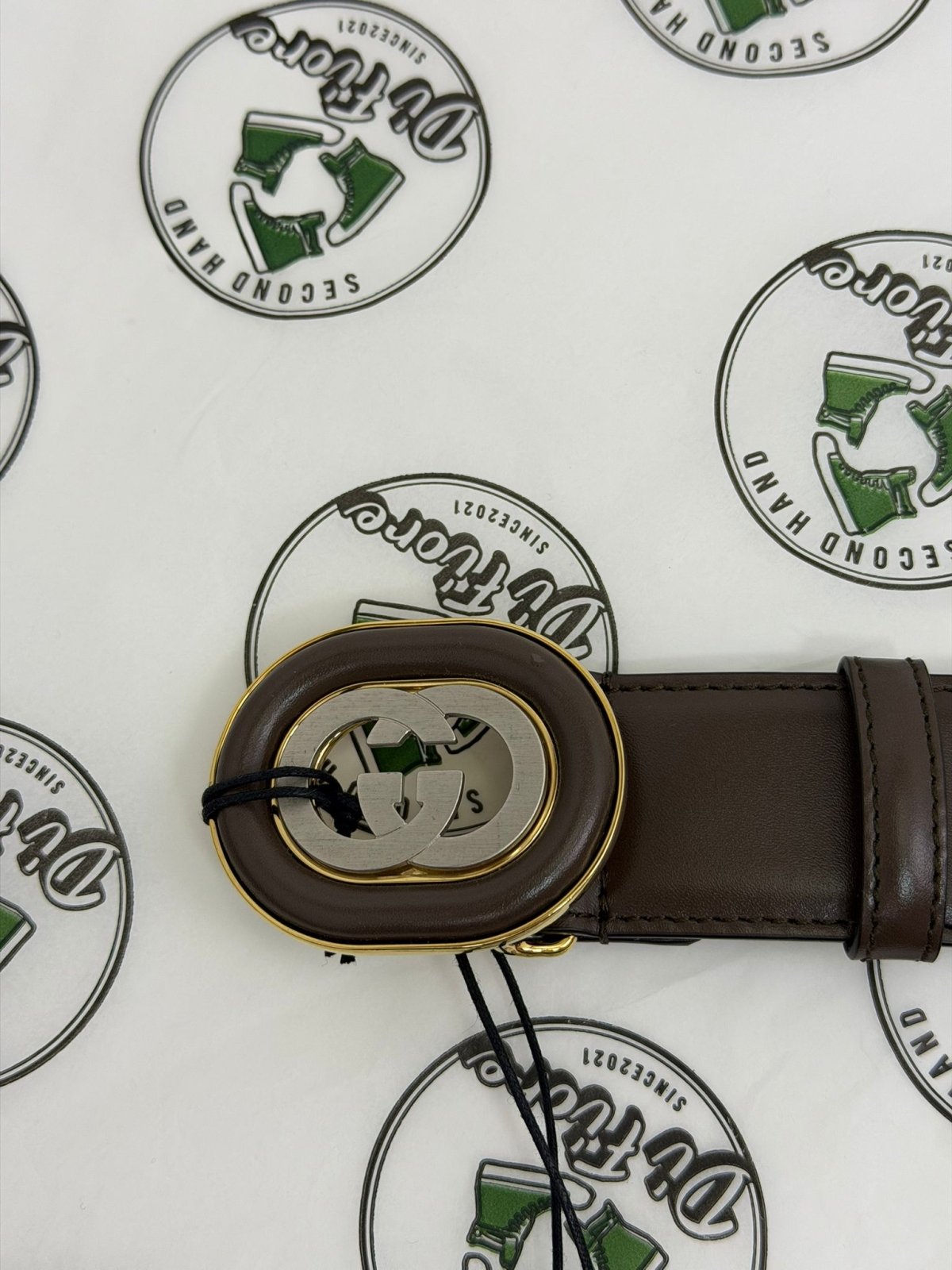 cintura Gucci misura 80 marrone - Second Hand Di Fiore