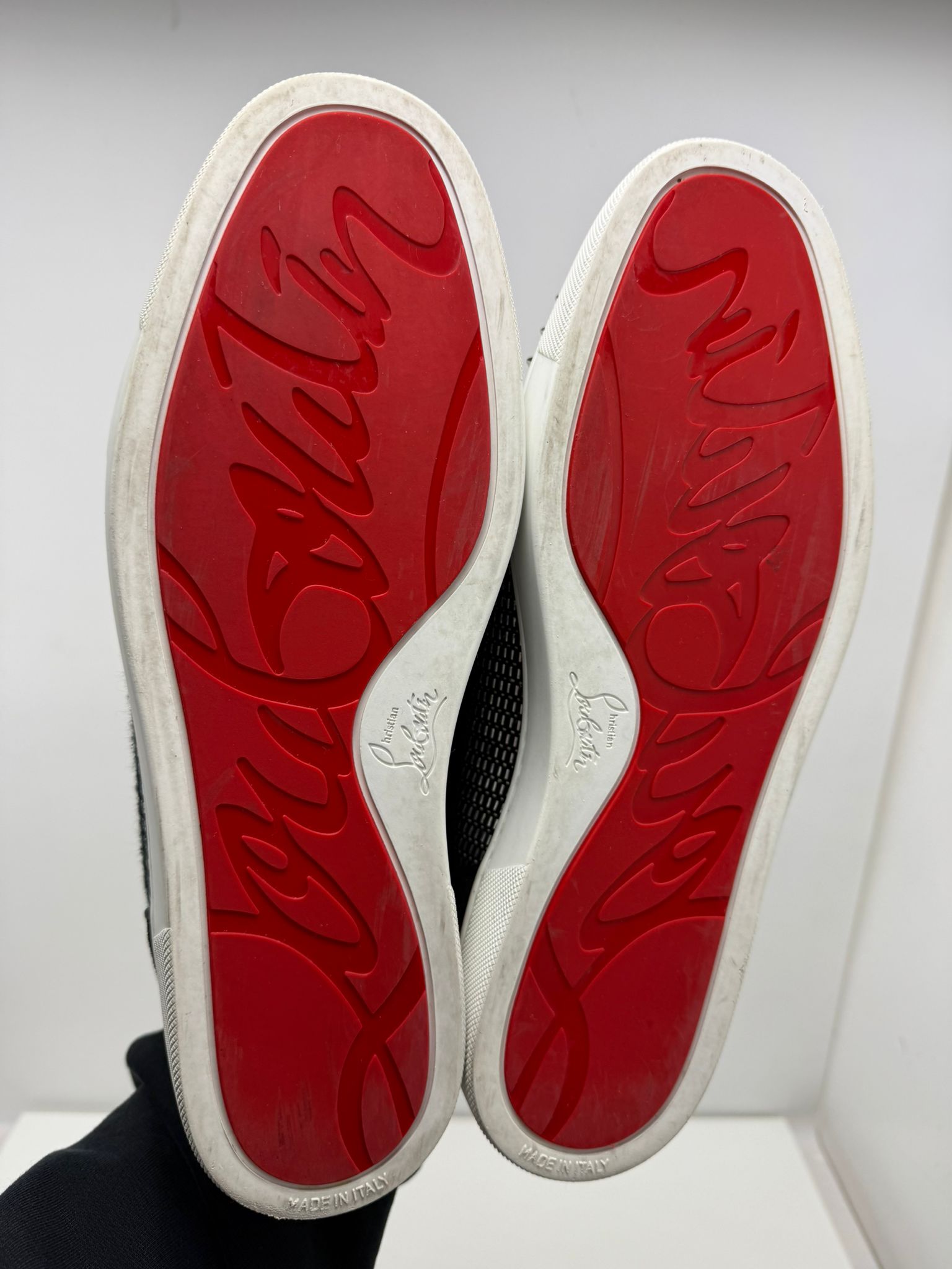 Christian Louboutin 44.5 basse nere e grigie