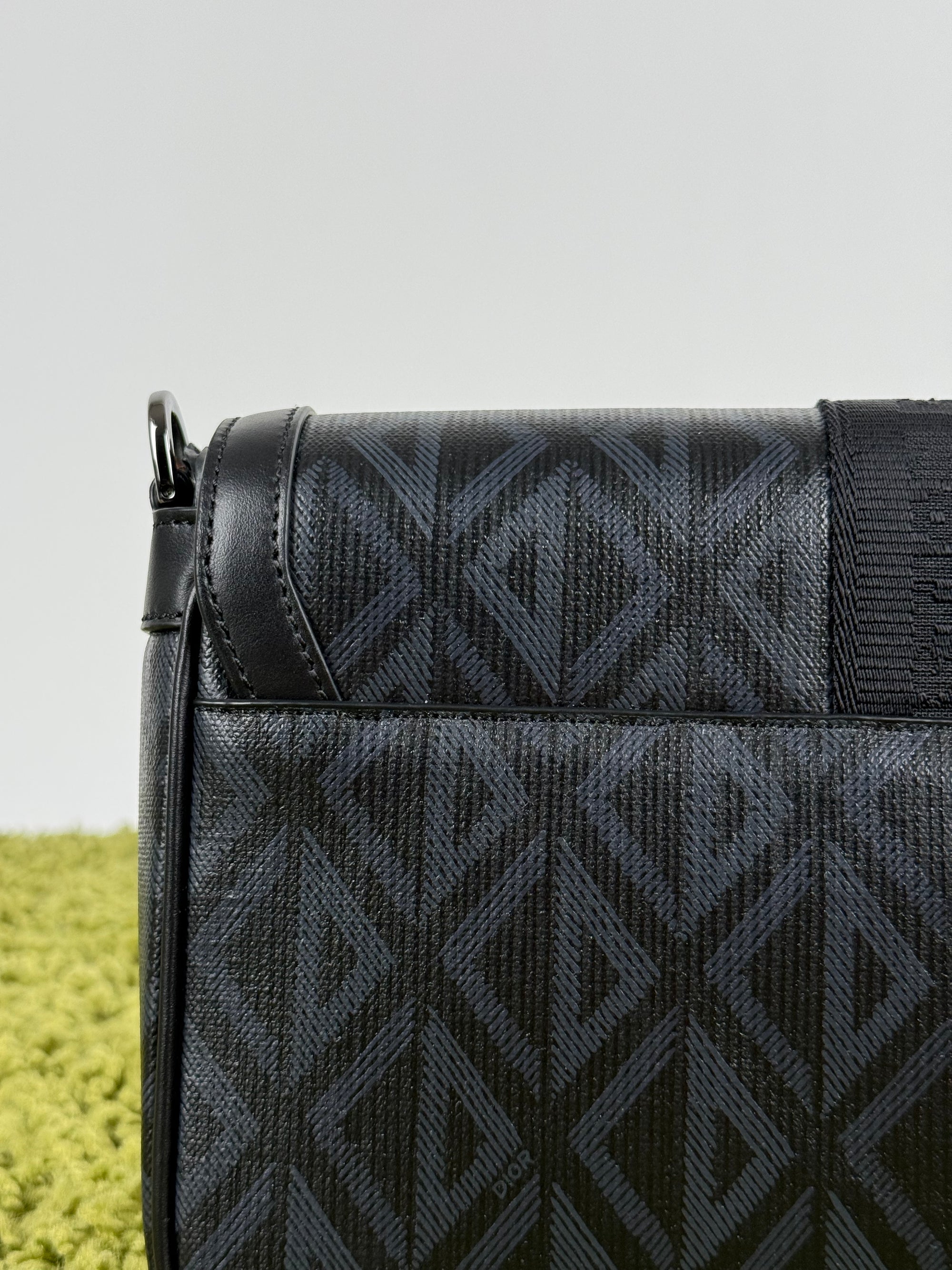 Borsa a tracolla Diamond Cd Christian Dior Nero