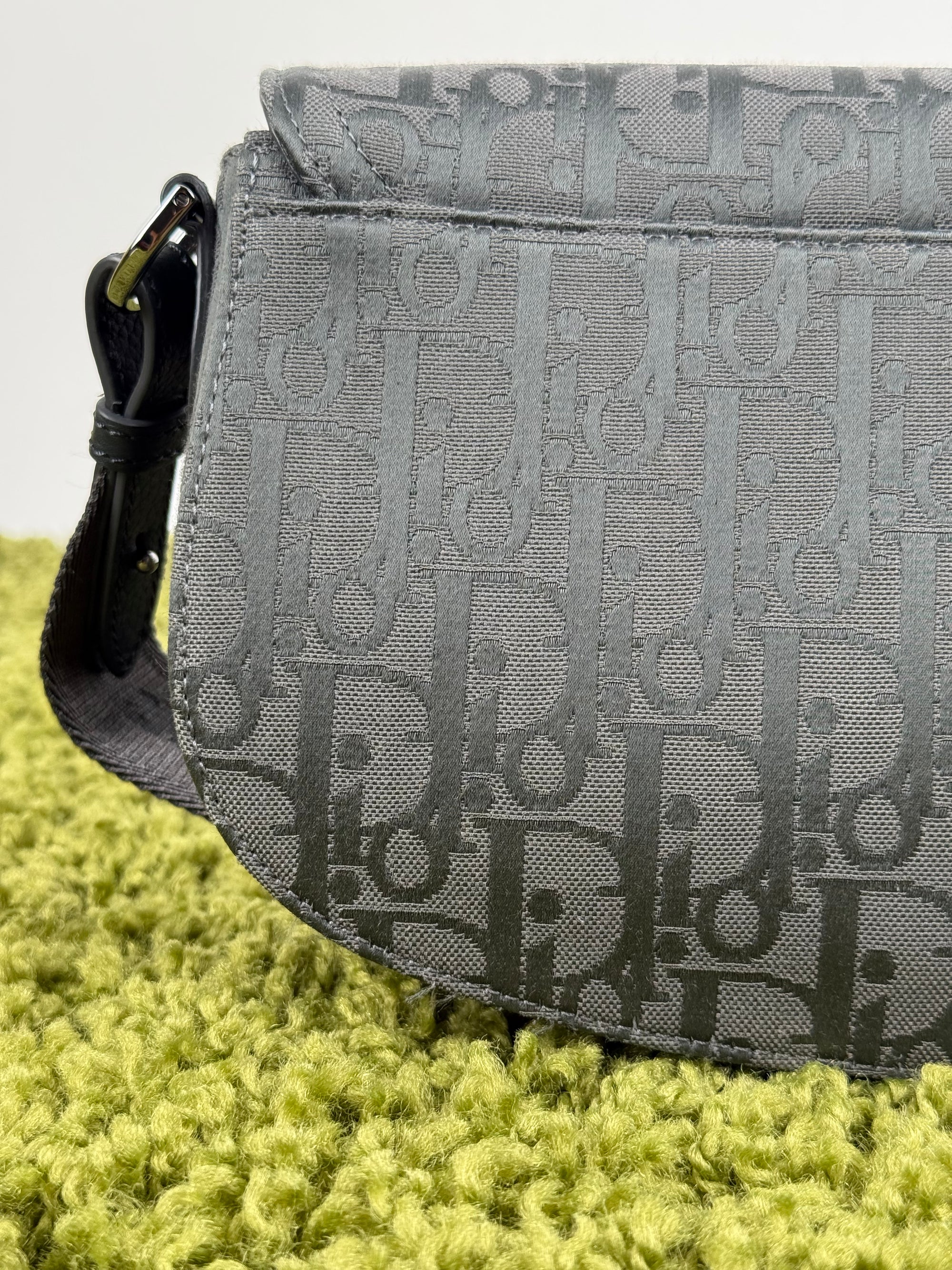 Borsa a tracolla saddle Christian Dior Nero