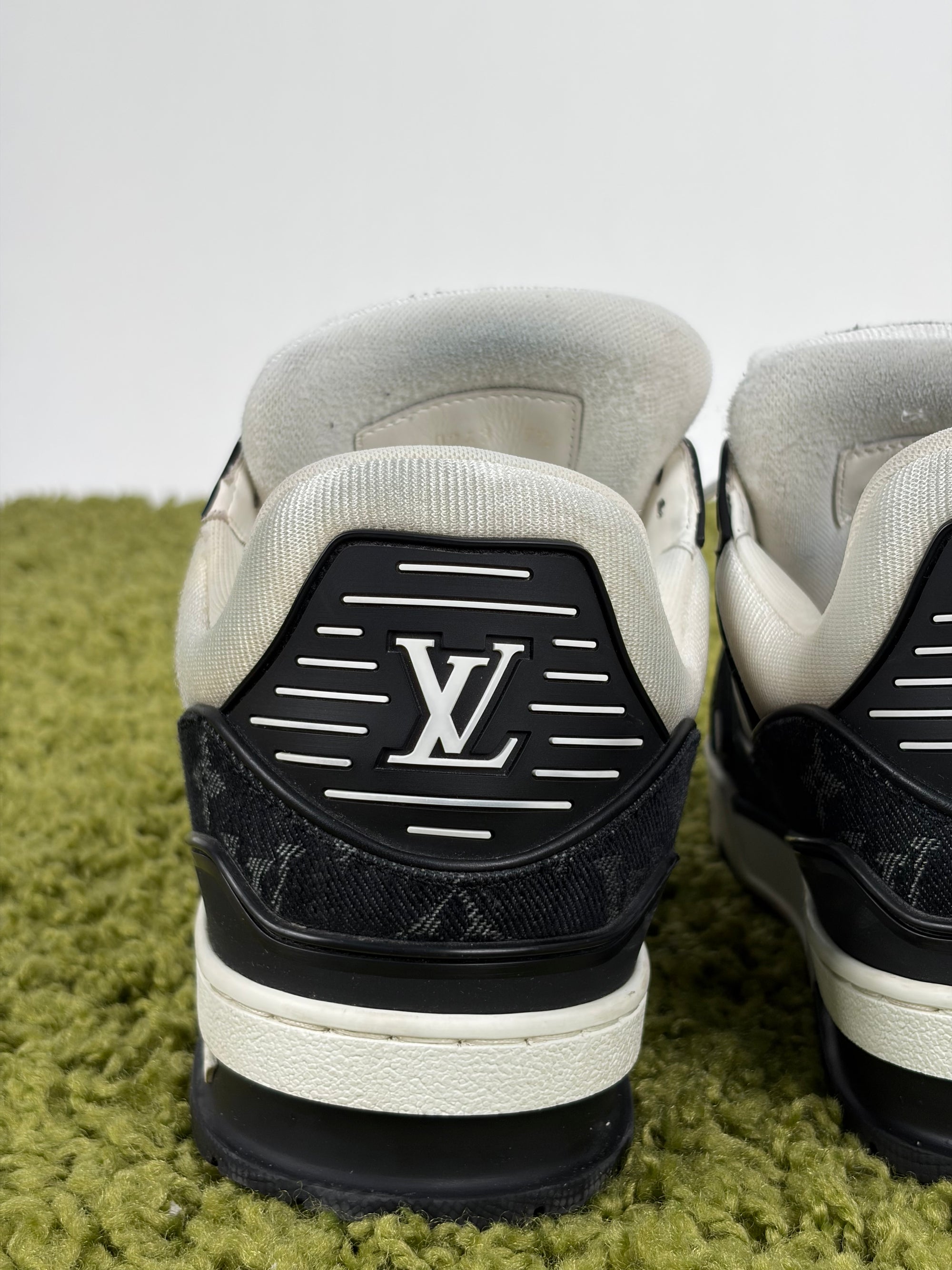 Louis vuitton Trainer Size 7.5=41.5 calza 42.5 nera e bianca
