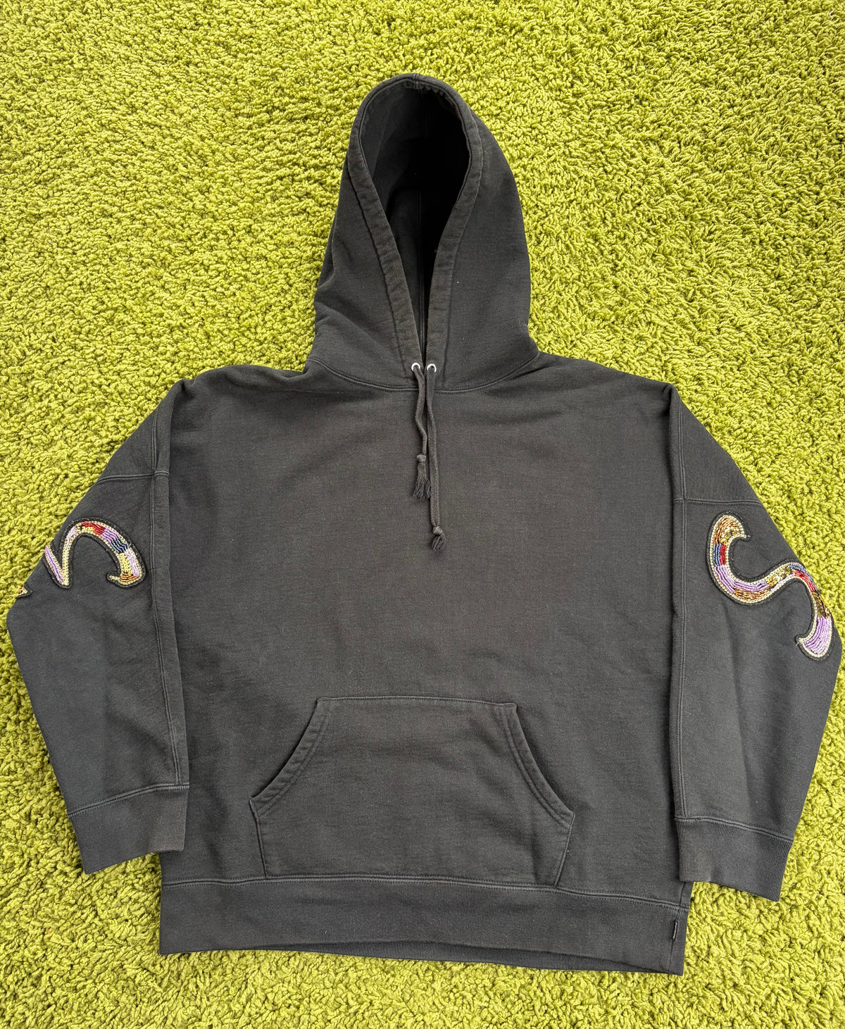 Felpa Supreme Beaded Nera S