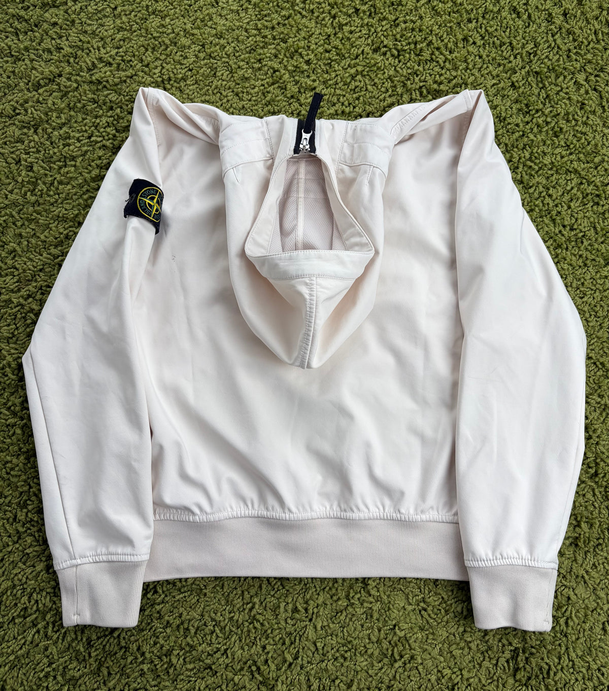 Felpa Stone Island Crinkle Reps Bianca 14yrs S