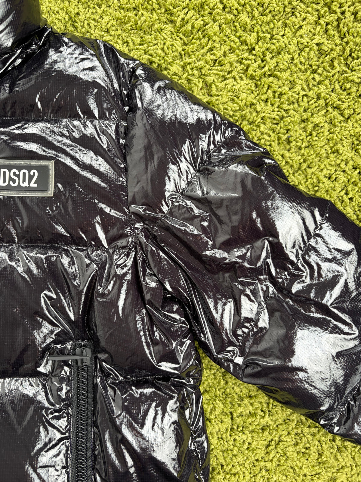 Giubbotto in Nylon DSQUARED2 Lucido Nero 48