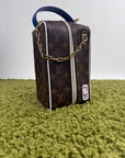 Beauty Case Louis Vuitton X NBA Marrone