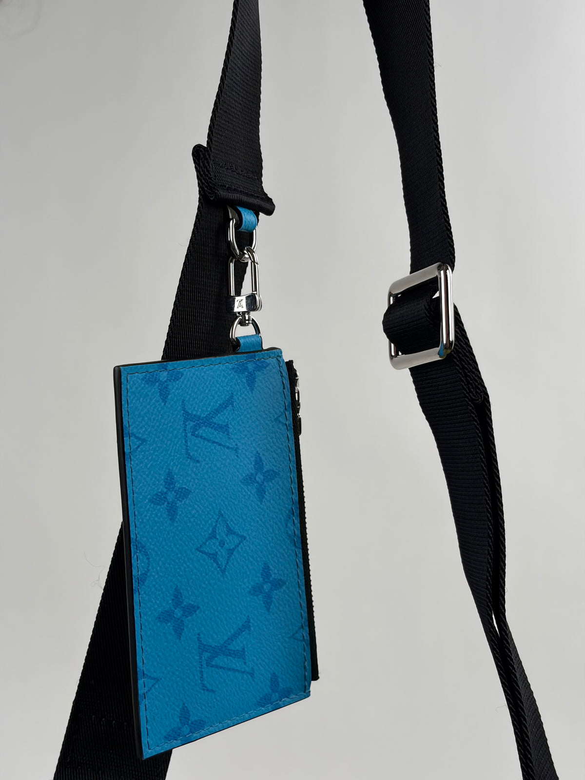 Mini Borsa a tracolla Louis Vuitton Gaston Azzurra