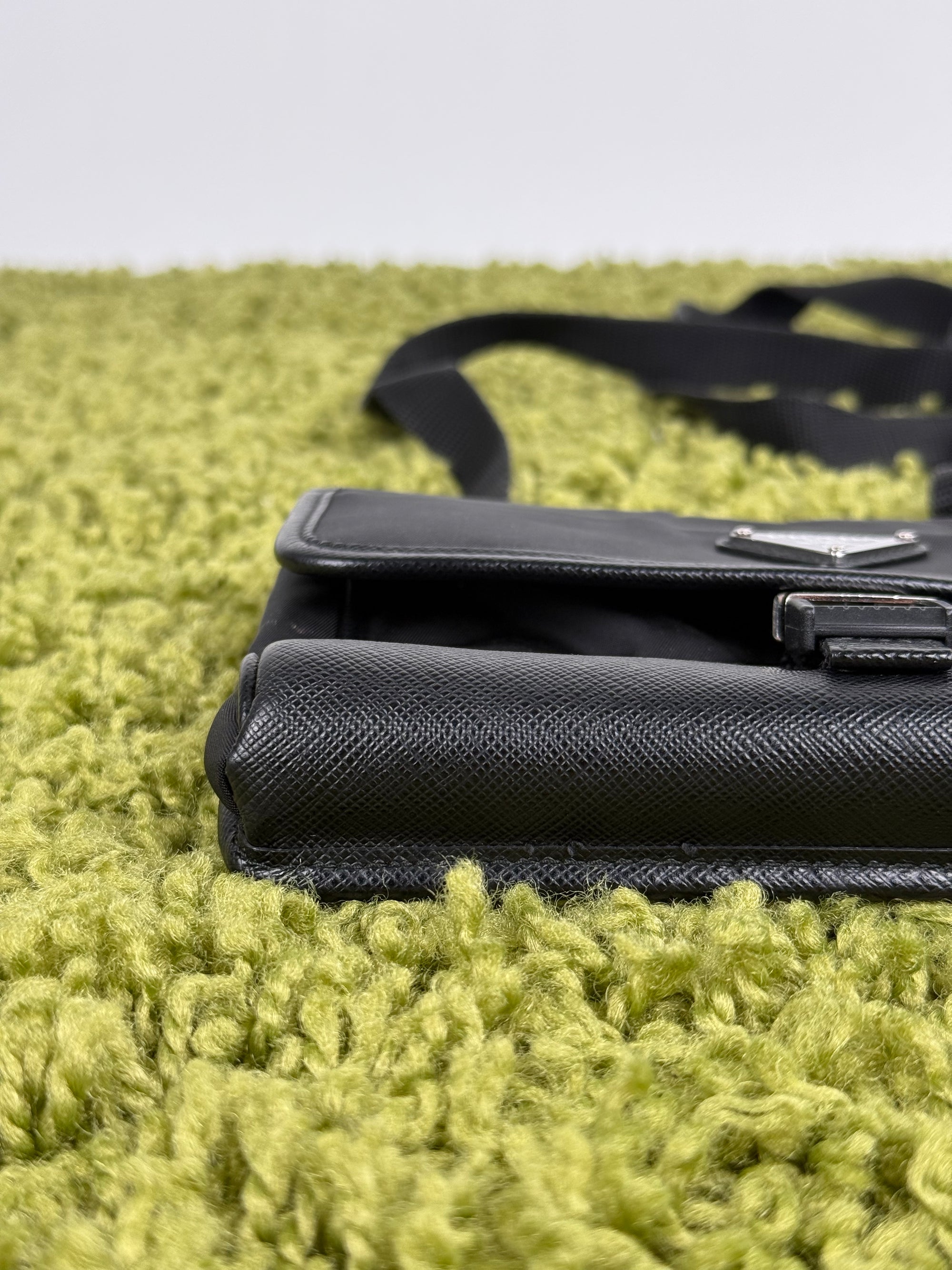 Porta Smartphone Prada in Re Nylon Nero