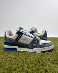 Louis Vuitton Trainer Denim Blu 8.5