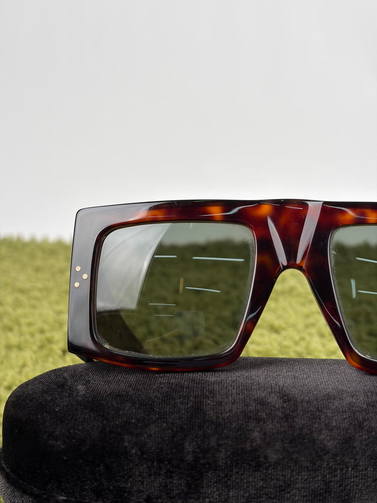 Occhiali da sole Celine in acetato Marrone - Second Hand Di Fiore