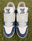 Louis Vuitton Trainer Denim Blu 6.5