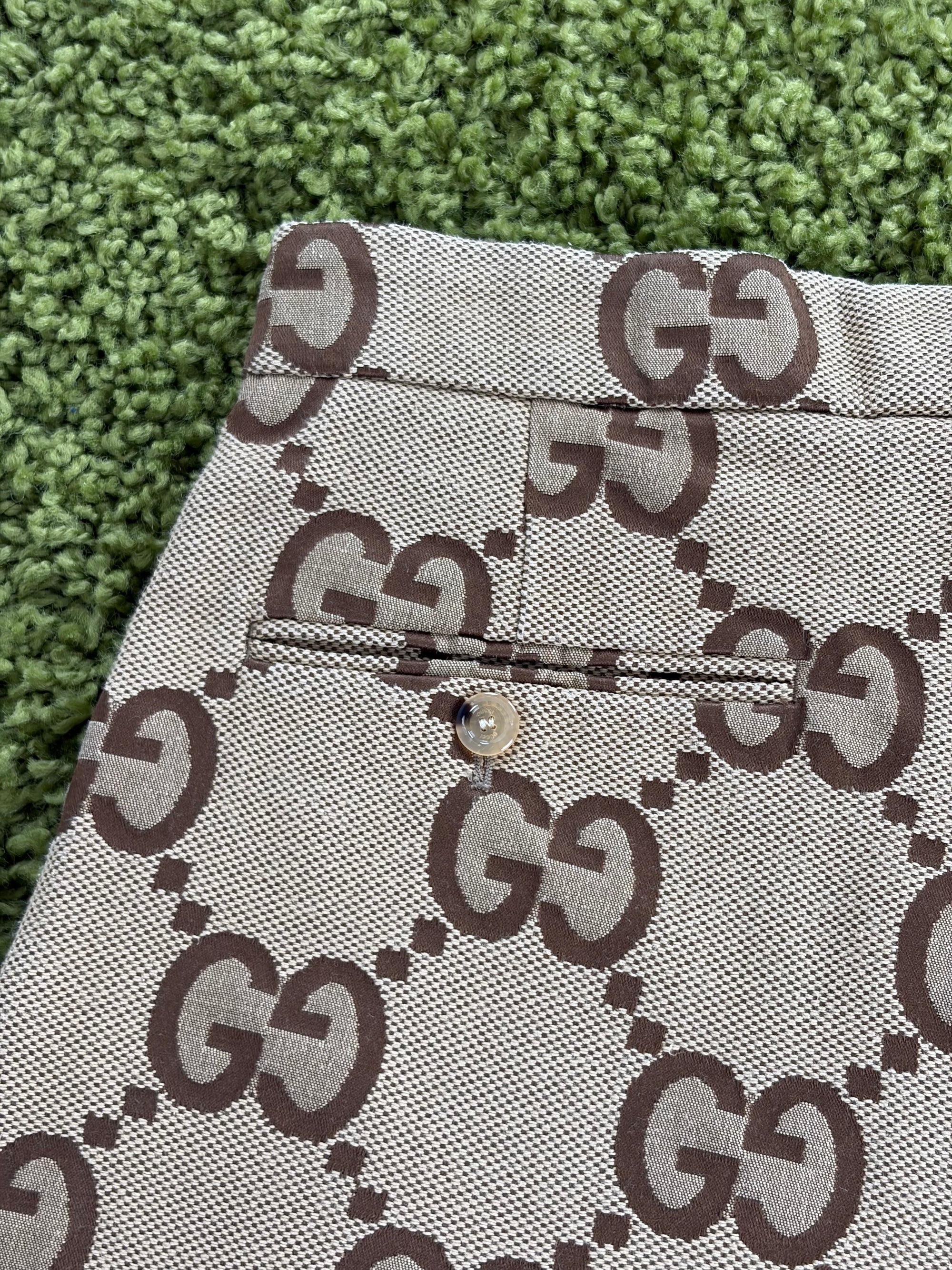 Pantalone corto Gucci Size 46 marrone e biege