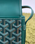 Borsa Goyard Belvedere PM in tela Goyardine Verde