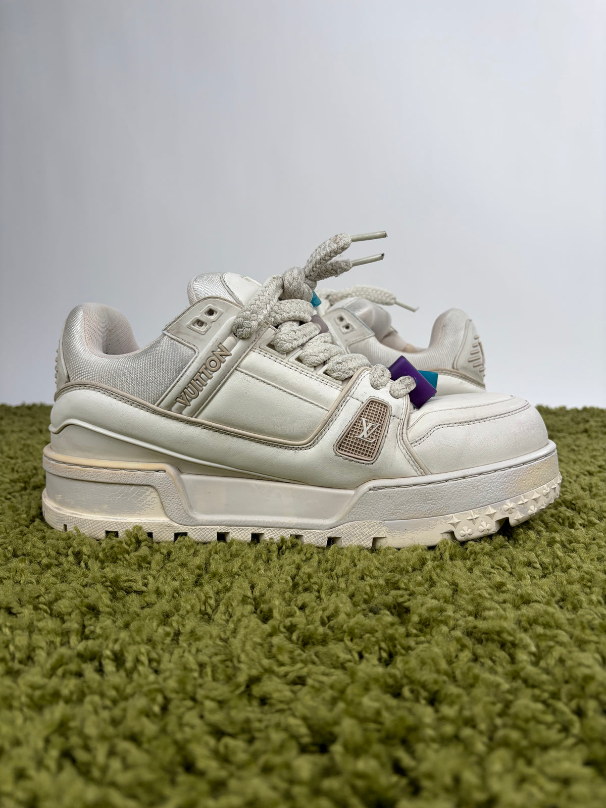 Louis Vuitton Trainer Maxi Bianco 8.5
