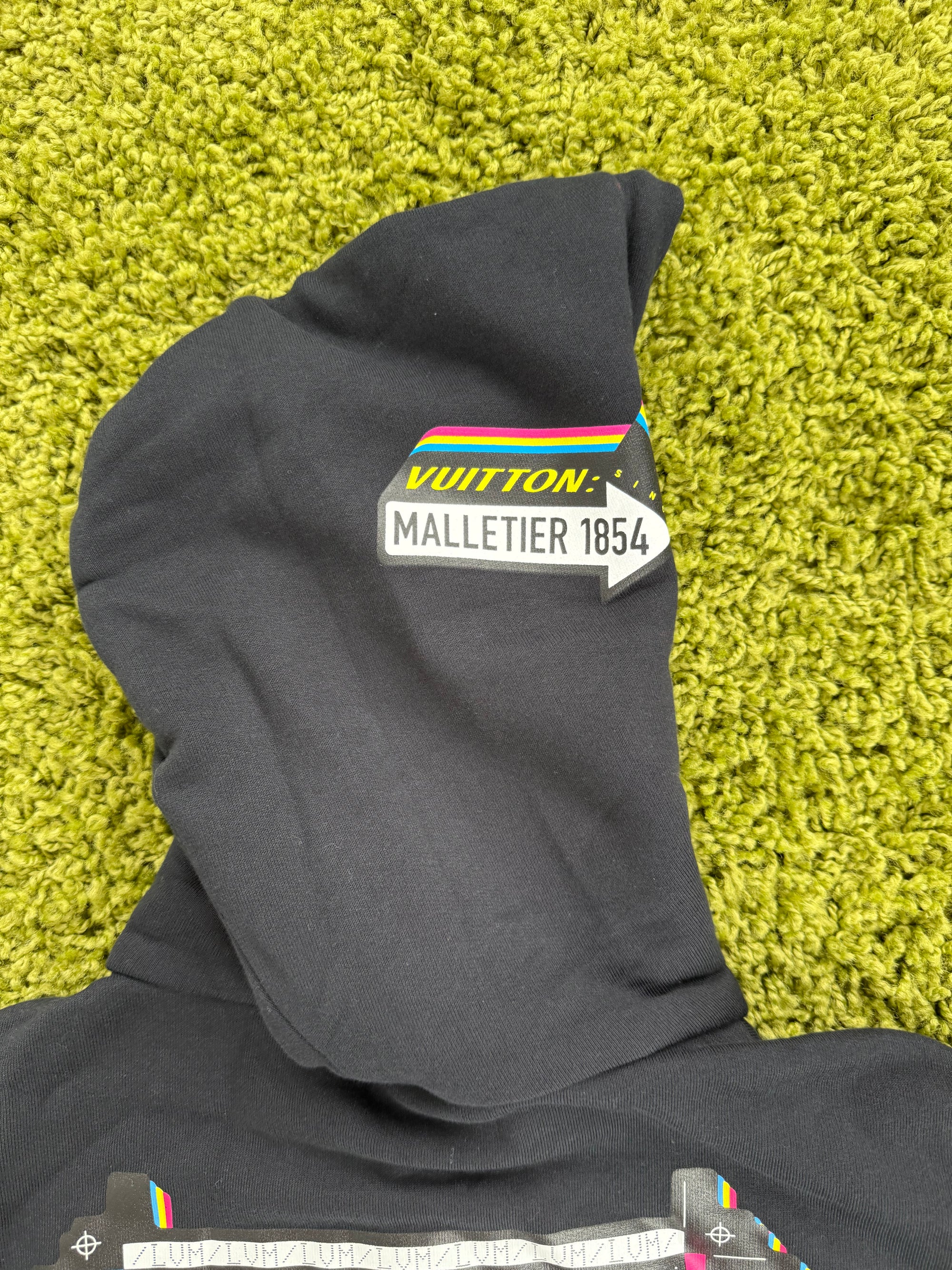 Felpa Louis Vuitton Nera Multicolor L