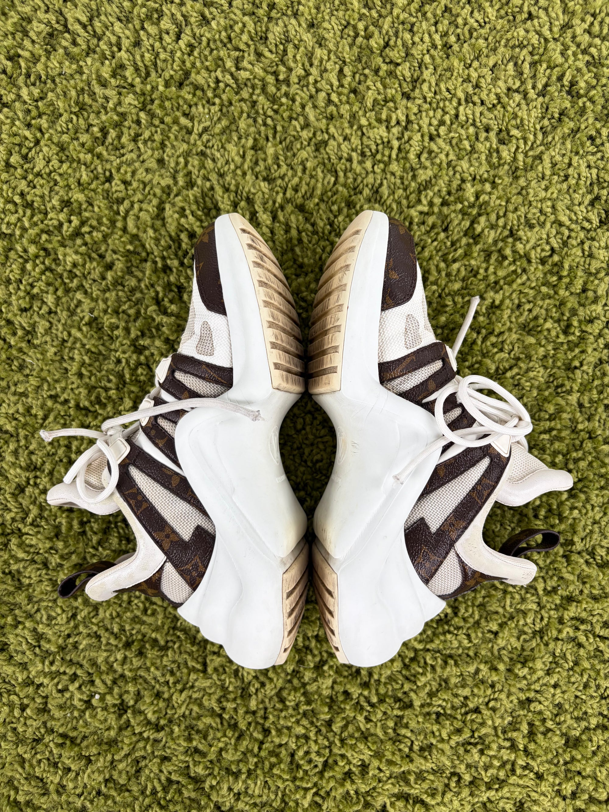 Louis vuitton archlight Size 37 bianche e marroni