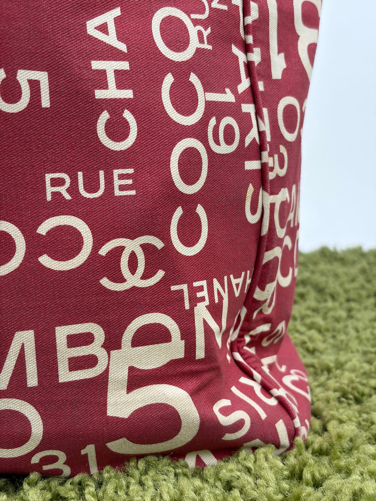 Borsa tote vintage Chanel 31 Rue cambon Rosso